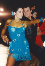 Renee competes at a dance competition 