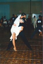 Renee competes at a dance competition 