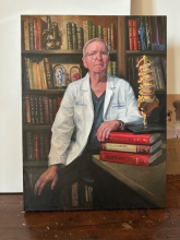 Portrait of Dr. Tibbs by Kim Comstock