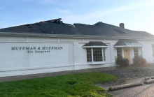 Huffman and Huffman damaged by fire (Photo by WLEX-18)