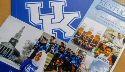 Collage of UK brochures