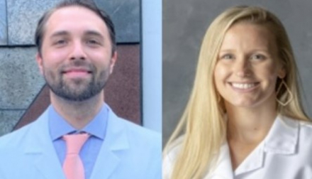 left to right:  Ben Myers, MD and Leslie Nelson, DO
