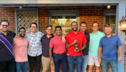 Pediatric Resident Guys Night with a little Kentucky Bourbon, 2019 