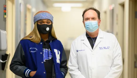 Ogechi Anyagaligbo and Dr. Scott Mair