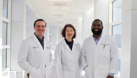 The research team includes Patrick Hannon, PhD, assistant professor of obstetrics and gynecology; Cetewayo Rashid, PhD, assistant professor of pharmacology and nutritional sciences; and Hollie Swanson, PhD, professor of pharmacology and nutritional sciences. 