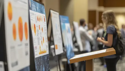posters on display