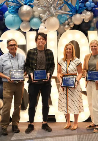 Photo of award winners.