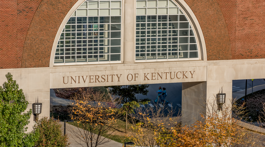 University of Kentucky sign at Chandler Hospital