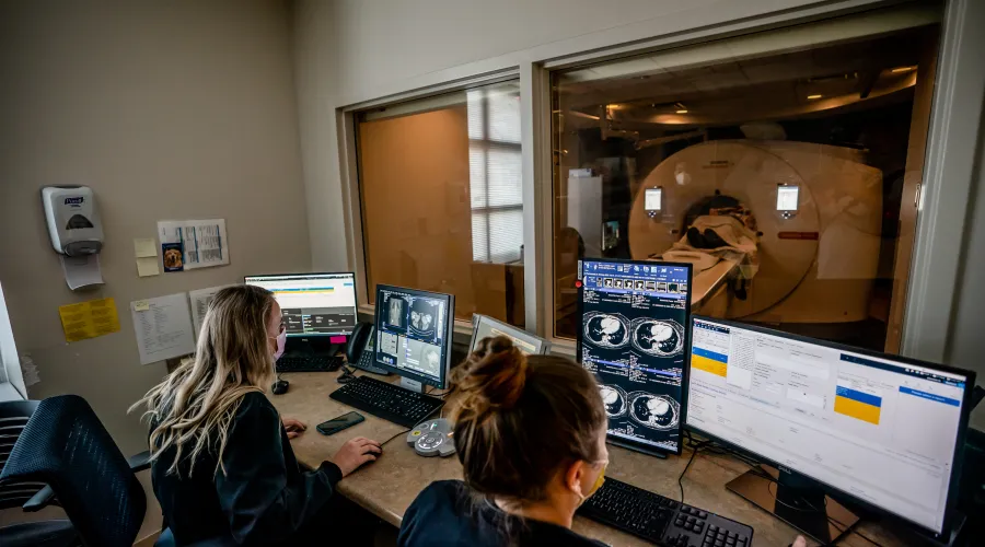 Gill Heart diagnostic room with two providers and lots of screens