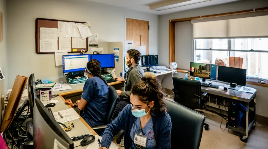 medical residents in a room