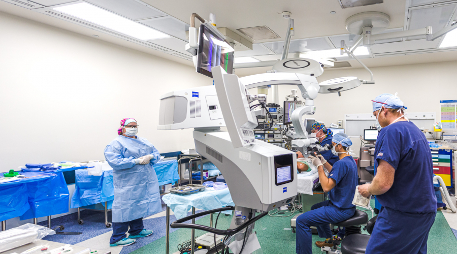 operating room in the Center for Advanced Surgery
