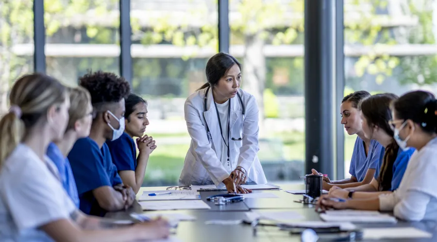 Meeting of medical staff