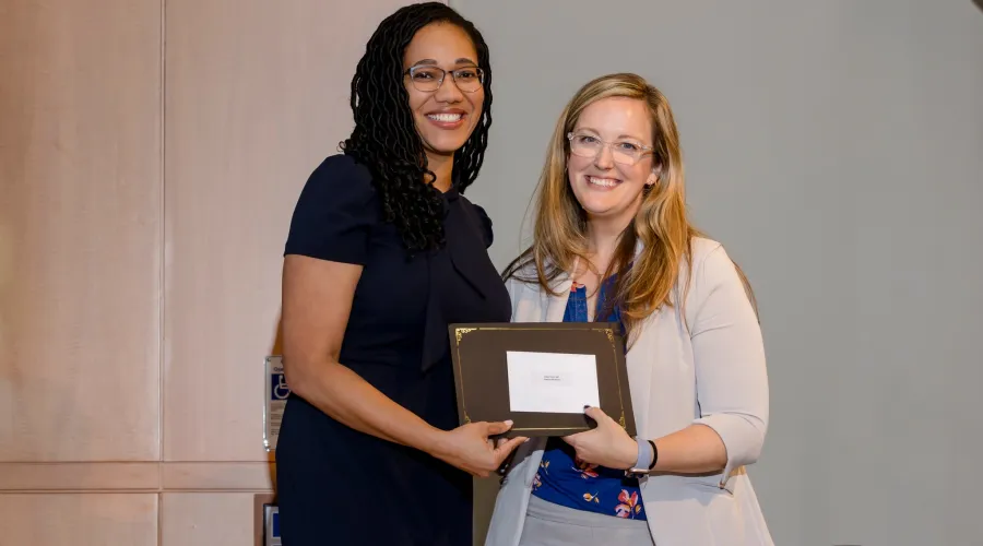 faculty receiving an award