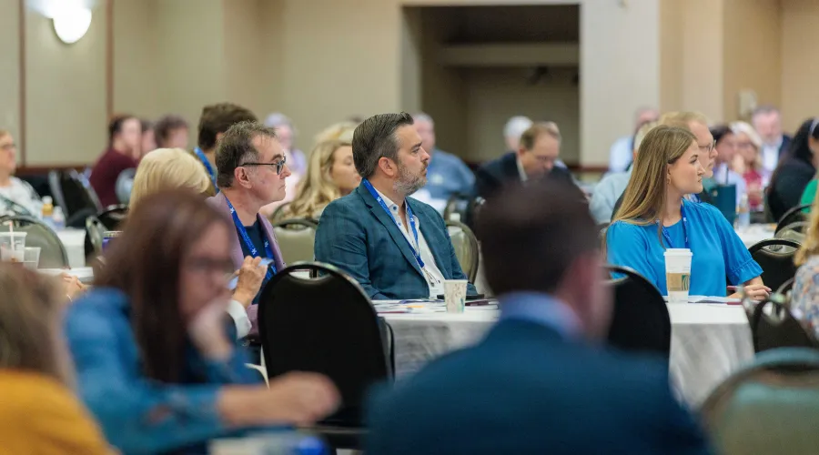 A group of UK professionals attending a Kentucky Rural Telehealth event.