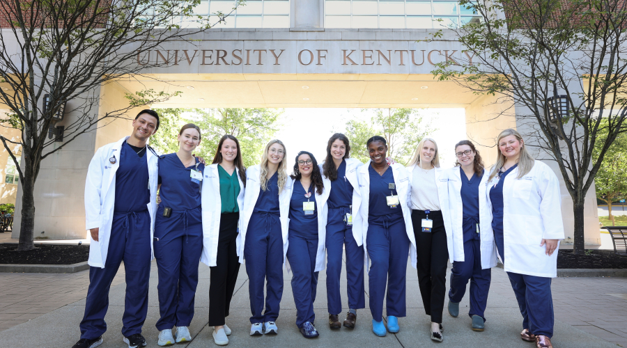 OBGYN Residents outside of hospital