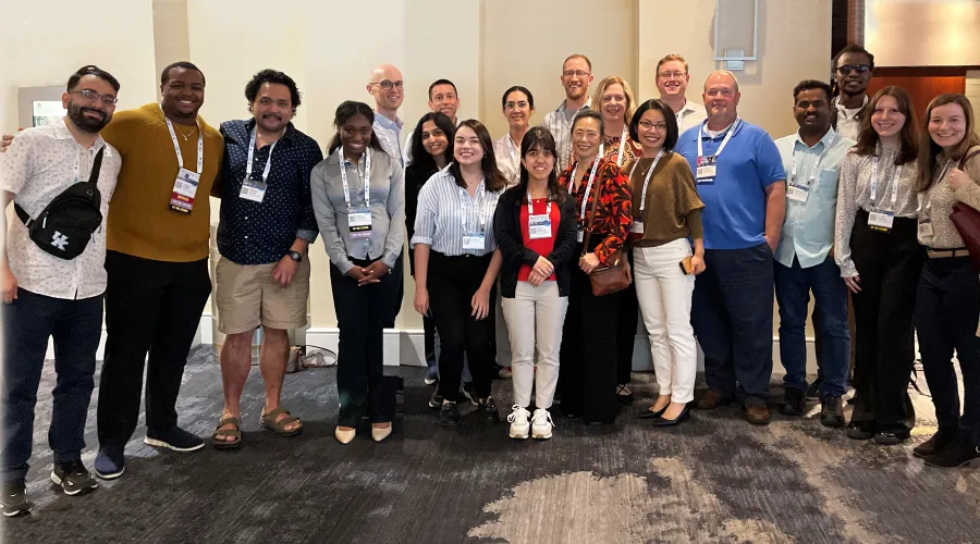 A group photo of several members of SCoBIRC (Spinal Cord and Brain Injury Research Center) at the National Neurotrauma Society Annual Meeting, 2025