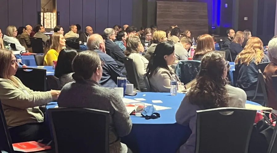 Participants in audience at recent conference.