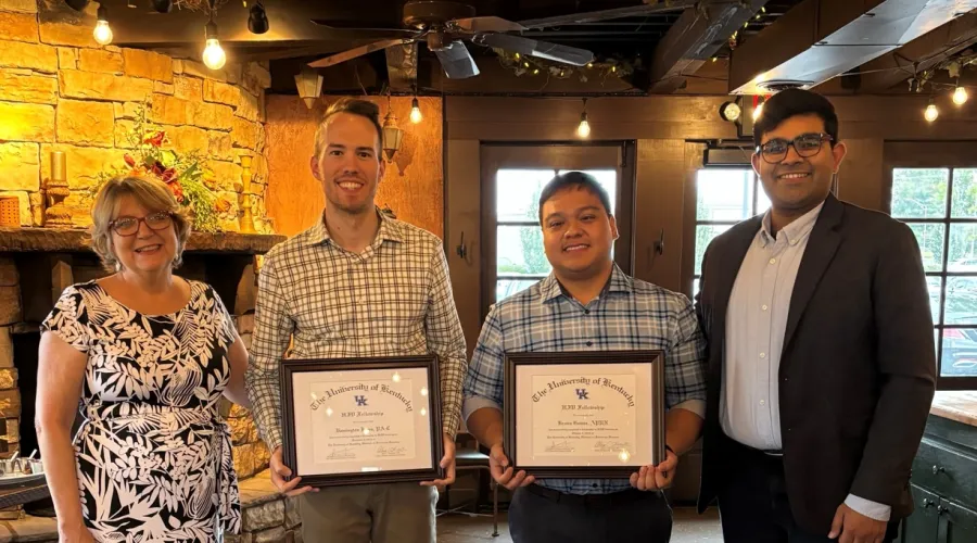 Photo of 2025–2025 HIV Fellows Remington Jones, PA & Keanu Gomez, APRN