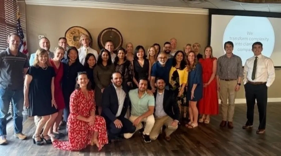 Group of hospitalists during Spring Banquet
