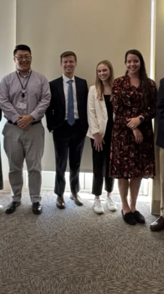 Group photo at radiology's inaugural clinical research showcase