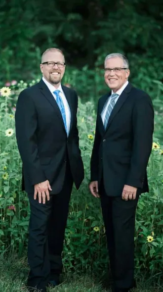 Mark and Jim Huffman