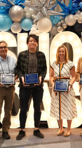 Photo of award winners.