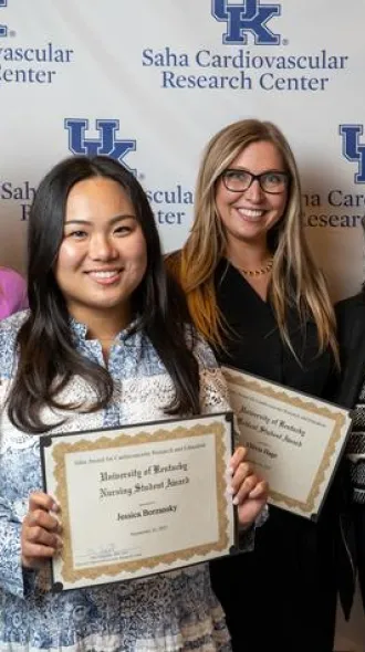 Winners of the Saha Award for Cardiovascular Research and Education. 