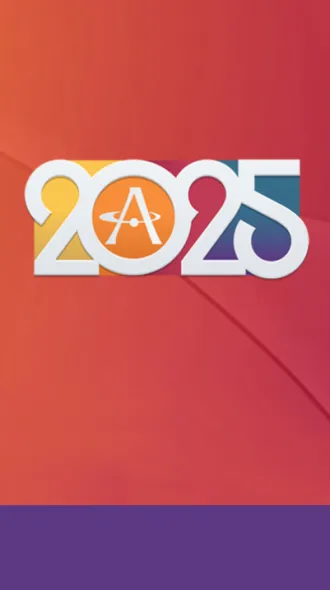 ASTRO 2025 meeting logo on a red gradient background.
