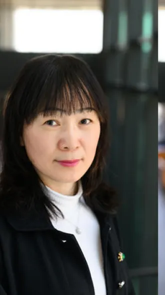 Photo of Xia Liu, Ph.D., and Ka Wing Fong, Ph.D.,