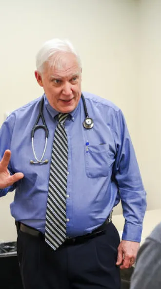 Photo of Greg Jicha, M.D., Ph.D., director of clinical trials at Sanders-Brown