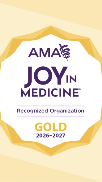 AMA Joy in Medicine Gold Designation 2026-2027